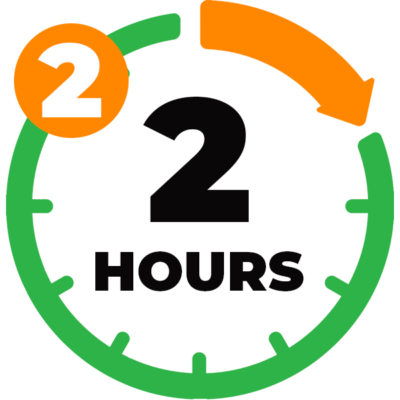 Step 2 The application takes less than two hours.